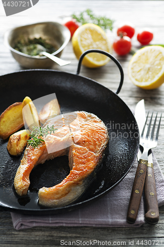 Image of Salmon steak