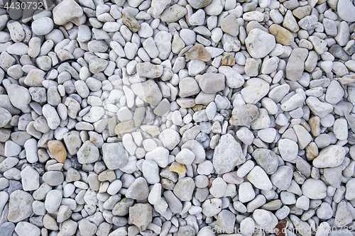 Image of white pebbles background