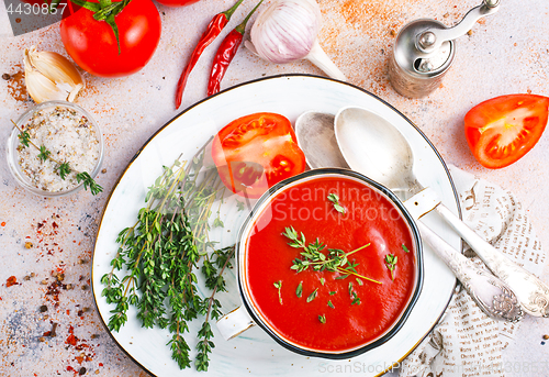 Image of tomato soup