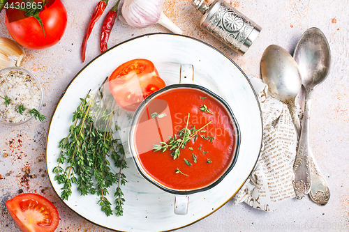 Image of tomato soup