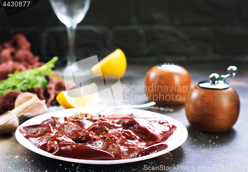 Image of raw liver