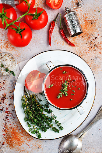 Image of tomato soup