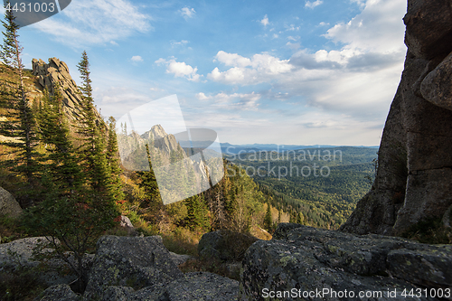Image of Beauty view in mountains of Altai