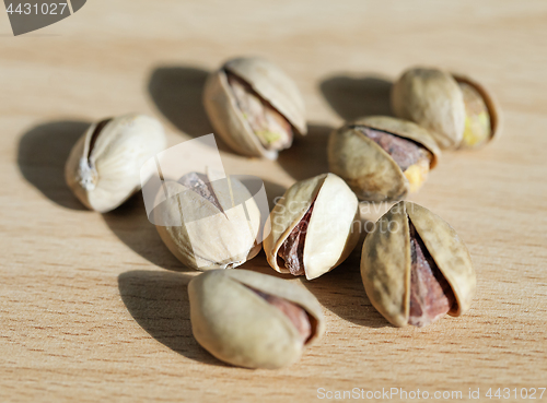 Image of Pistashio nuts, background