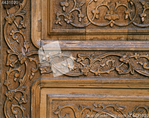 Image of Traditional wood carving, Uzbekistan