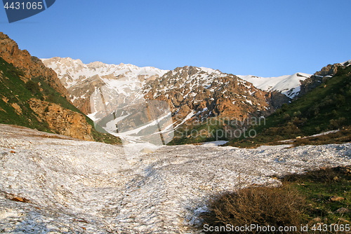 Image of Snow in Chimgan mountains