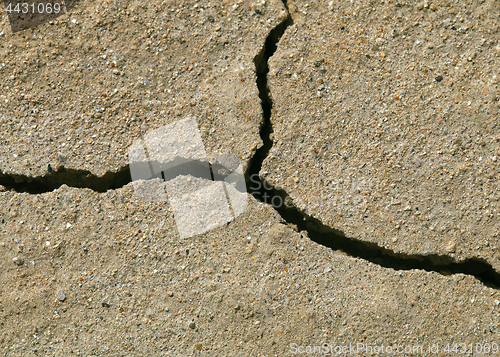 Image of Cracked earth close-up