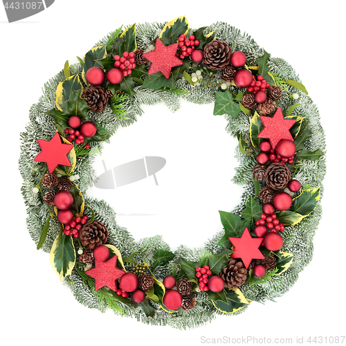 Image of Decorative Christmas Wreath
