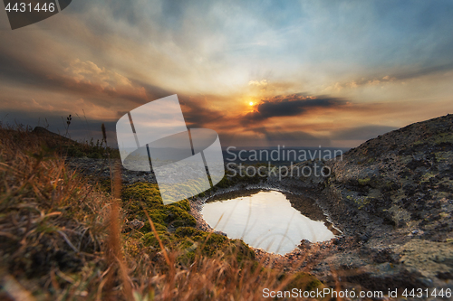 Image of Beauty view in mountains of Altai