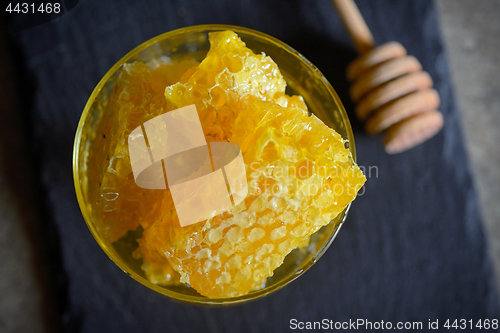 Image of Fresh Honey and Honeycomb 