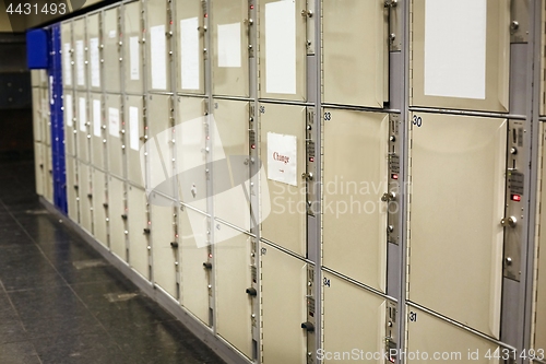 Image of Lockers of a station