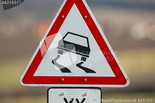 Image of Road sign caution