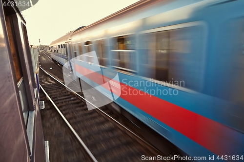 Image of Train passing by