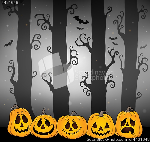 Image of Halloween forest theme image 4