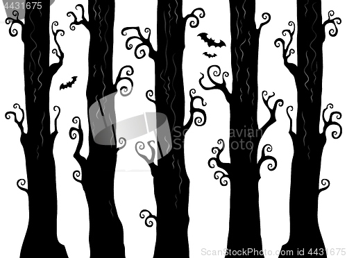 Image of Halloween forest theme image 1