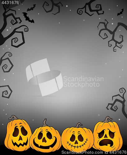Image of Halloween pumpkins thematics image 3