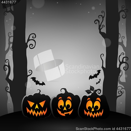 Image of Halloween forest topic image 1