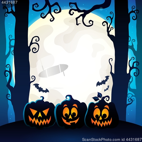 Image of Halloween forest theme image 9