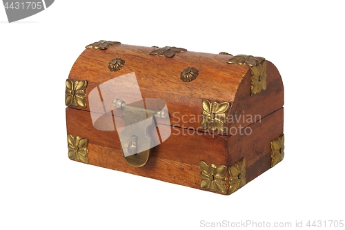 Image of Small wooden casket