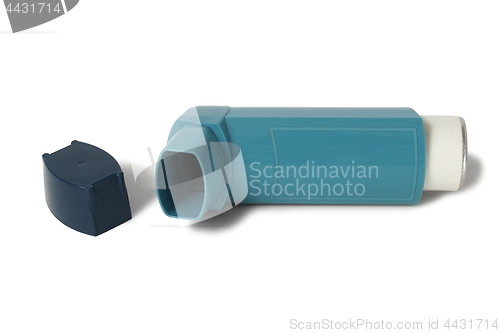 Image of Asthma inhaler on white