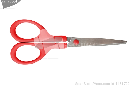 Image of Closed scissors on white