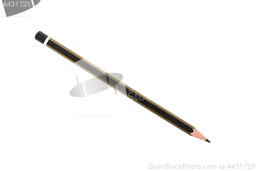 Image of Black pencil on white