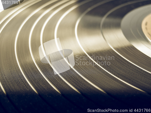 Image of Vintage looking Vinyl record
