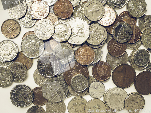 Image of Vintage Pound coins