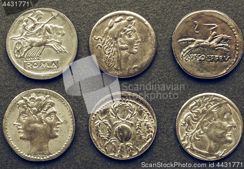 Image of Vintage Roman coins