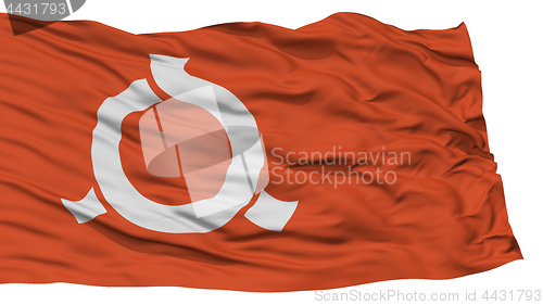 Image of Isolated Fukushima Japan Prefecture Flag