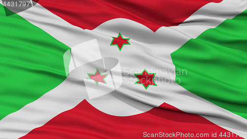 Image of Closeup Burundi Flag