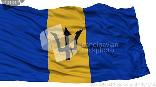 Image of Isolated Barbados Flag