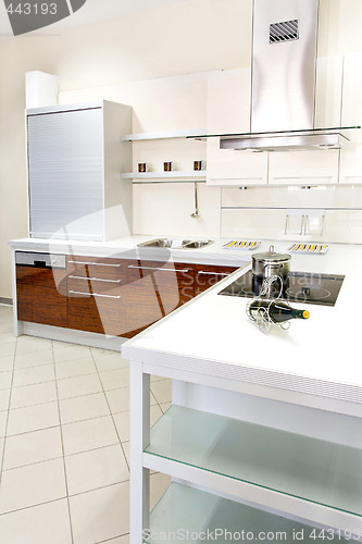 Image of Silver kitchen counter