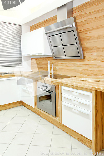 Image of Wooden kitchen vertical