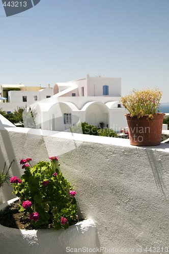 Image of cyclades architecture greek island santorini