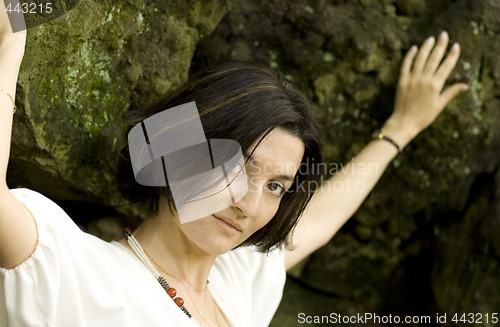 Image of woman in the cave