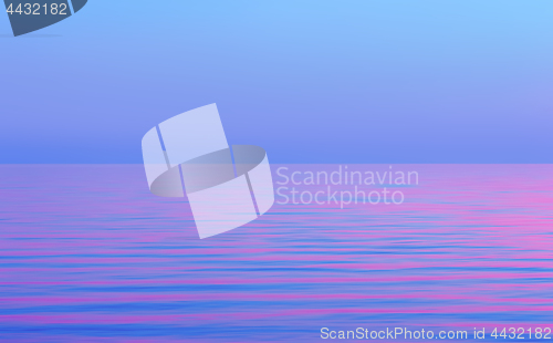 Image of Abstract Motion Blurred Purple With Pink Seascape Background