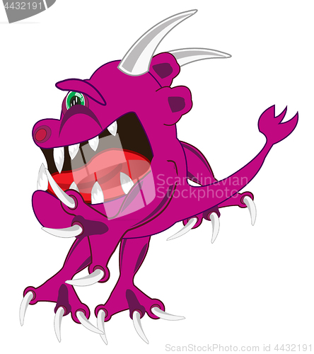 Image of Vector illustration of the rose cruel crock