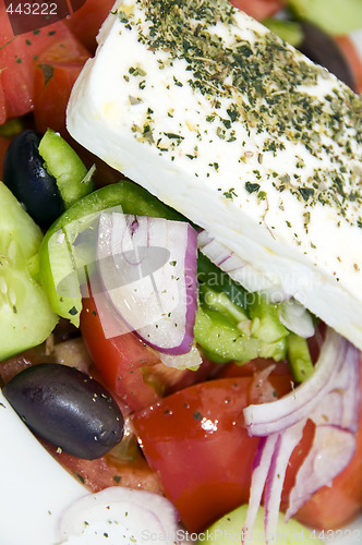 Image of macro greek salad