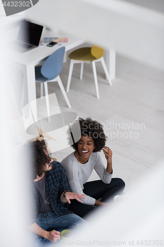 Image of Relaxing in new house