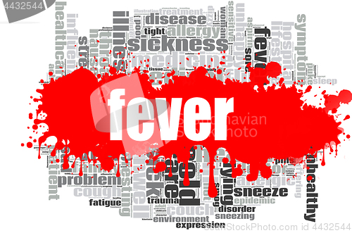 Image of Fever word cloud design