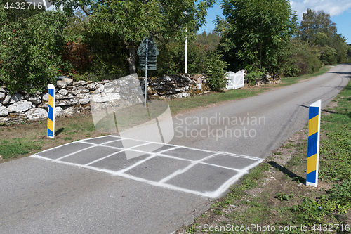 Image of Road bump as speed limitation