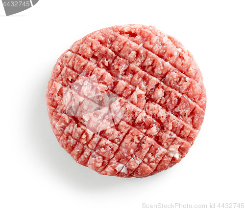Image of fresh raw burger meat
