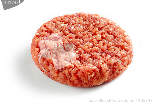 Image of spicy raw burger meat