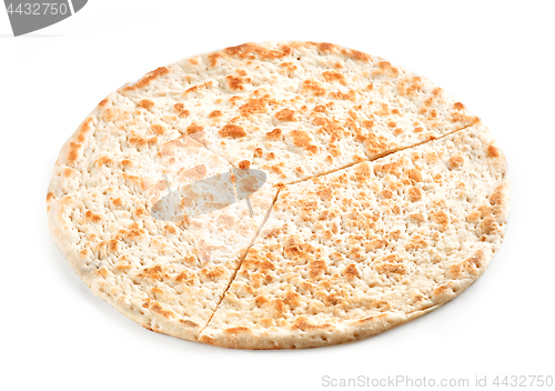 Image of Flat Bread on white background