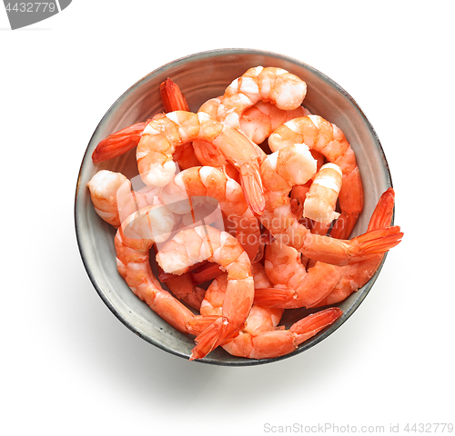 Image of bowl of boiled gambas