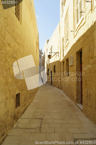 Image of Empty alley in Mdina
