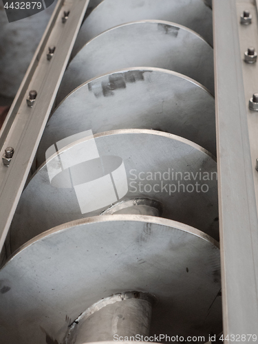 Image of Detail of screw conveyor