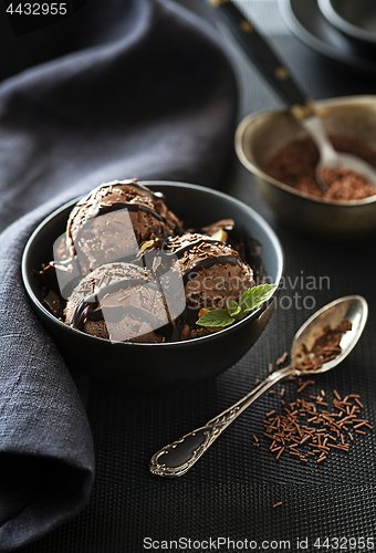 Image of Chocolate ice cream