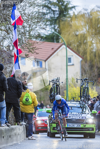 Image of The Cyclist Andrew Talansky - Paris-Nice 2016